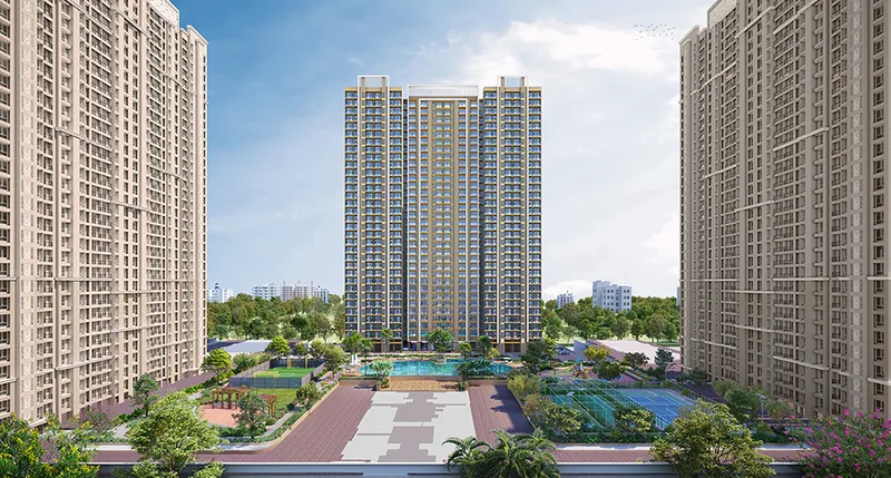 Dosti West County in Kolshet, Thane